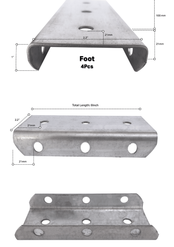 2 PV Hod Dip Galvanized Structure-14G - Image 6