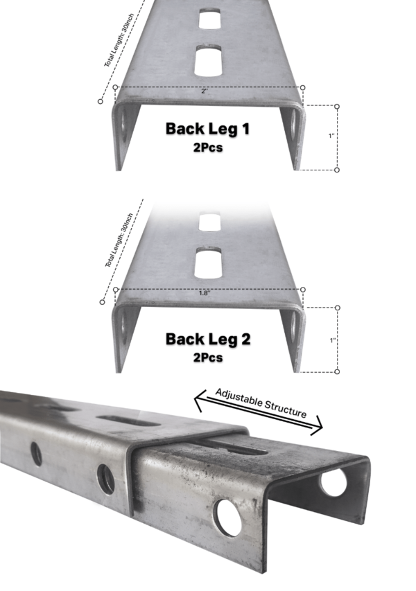 3 PV Hod Dip Galvanized Structure-14G - Image 3