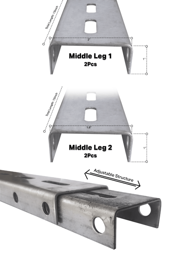 3 PV Hod Dip Galvanized Structure-14G - Image 4