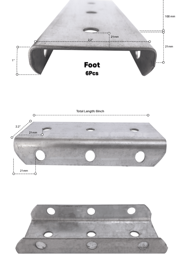 3 PV Hod Dip Galvanized Structure-14G - Image 5