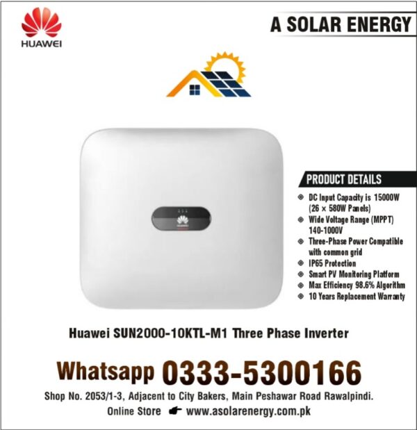 Huawei SUN2000-10KTL-M1 On Grid Solar Inverter