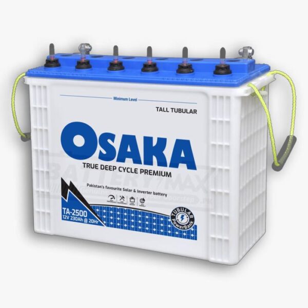 OSAKA TA-2500 TUBULAR BATTERY PRICE IN PAKISTAN
