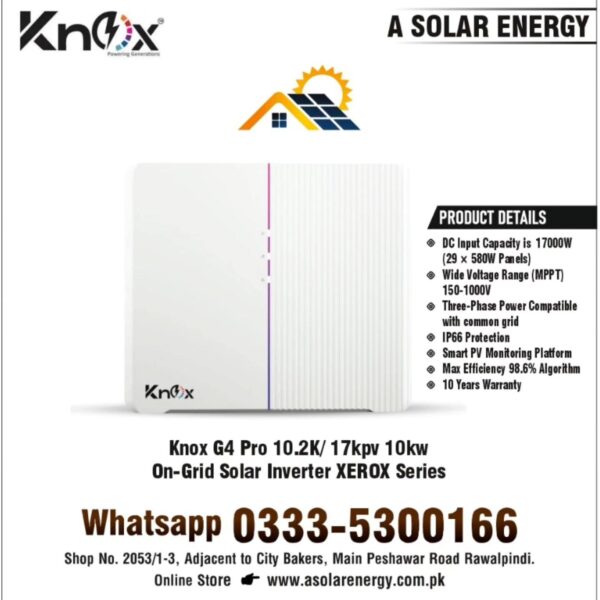 Knox 10Kw On Grid Solar Inverter