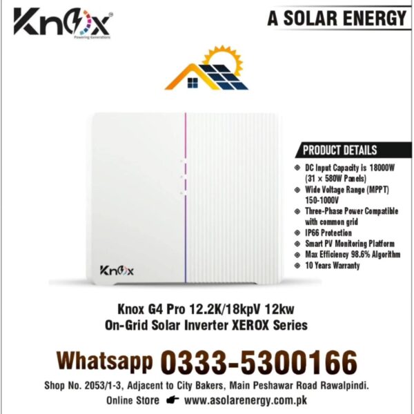 Knox 12Kw On Grid Solar Inverter