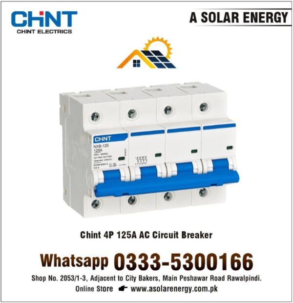 Chint 4P AC Circuit Breaker 100A & 400V